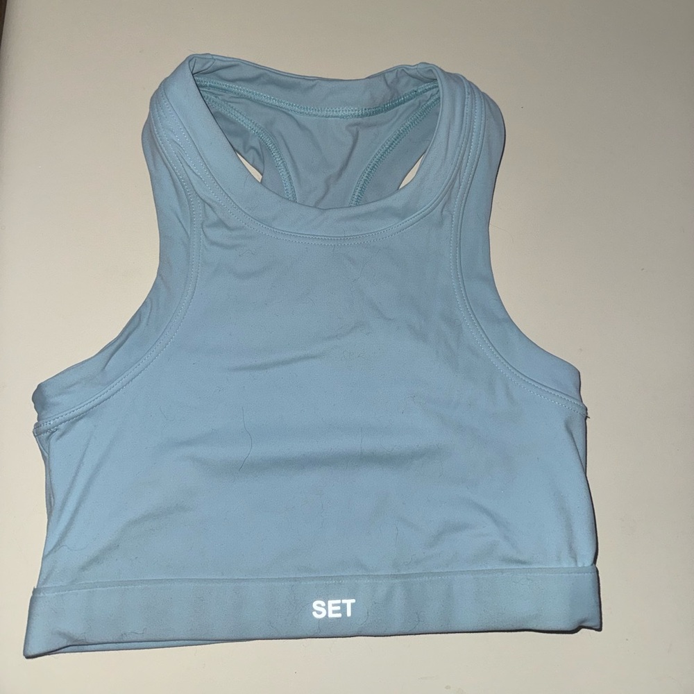 SET Active Light Blue Tank Top